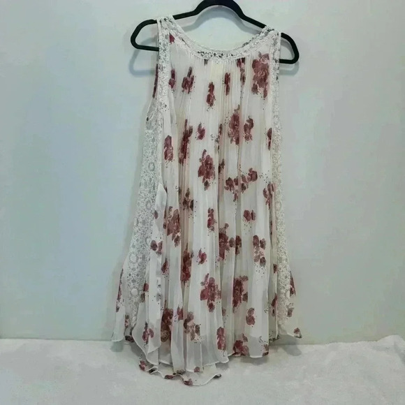 Free people pleated floral dress size M - Picture 7 of 13